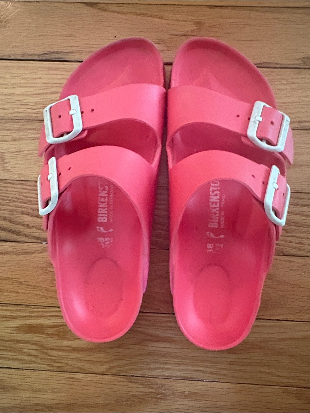 Birkenstock Pink Two-Strap EVA Sandals